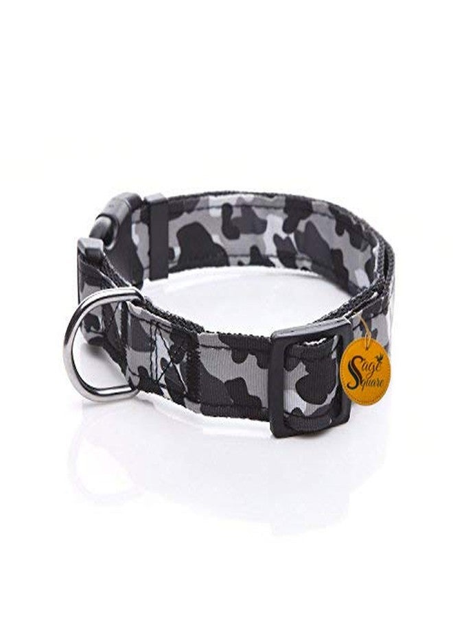 Sage Square Adjustable Army Military Camouflage Polyester Collar with Harness Leash for Dog - Image 2